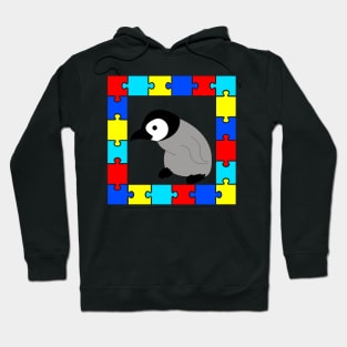 Autism Day penguin Hoodie